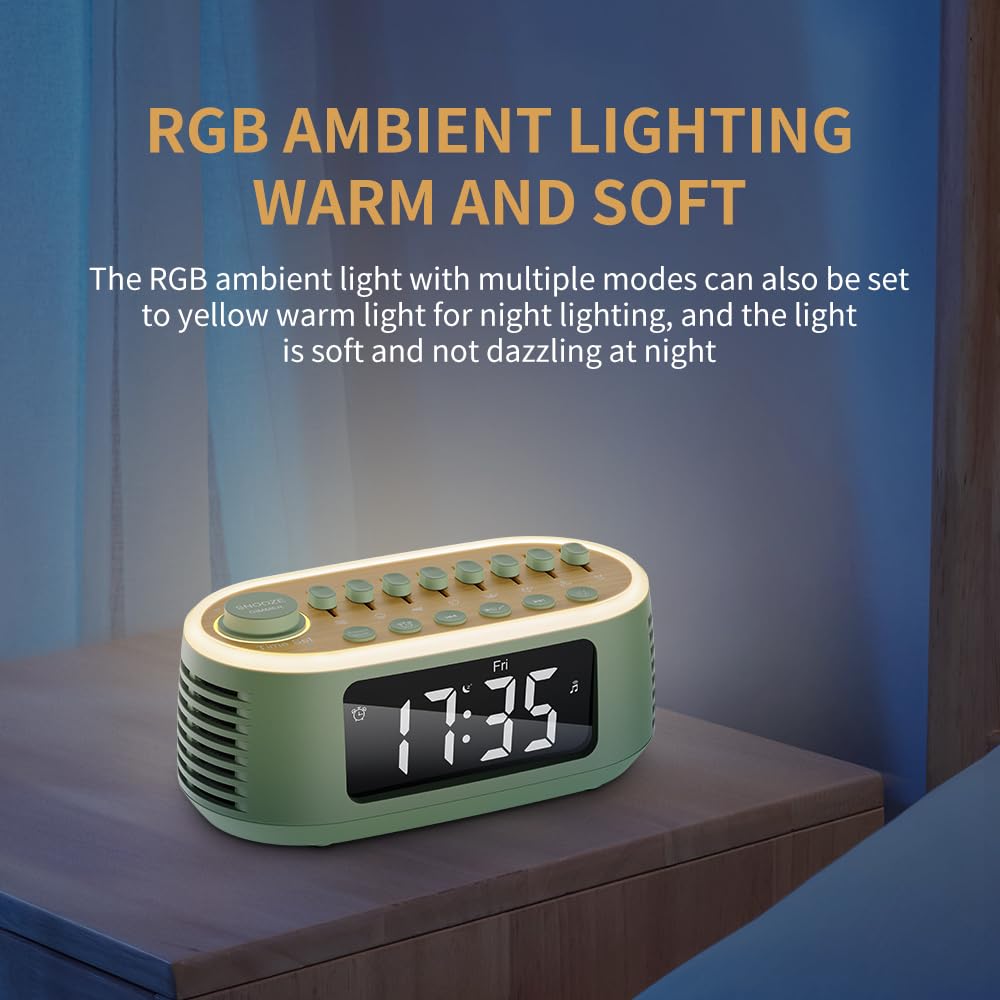 CYBORIS baby room use green, soothing sounds for infant comfort.