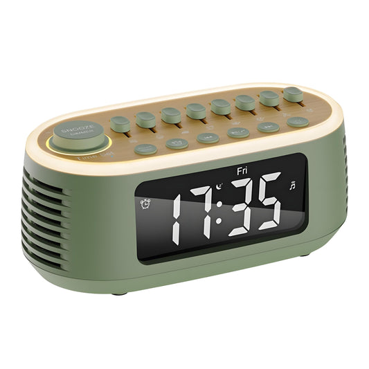 CYBORIS white noise machine green, front view for calm sleep and focus.