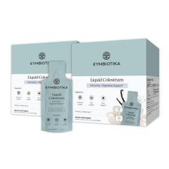 CYMBIOTIKA Liquid Colostrum bottle ready for daily gut support