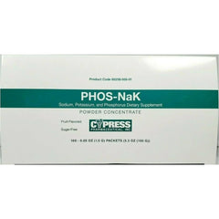 Cypress Phos-NaK fruit-flavored packet for quick, on-the-go hydration and balance.