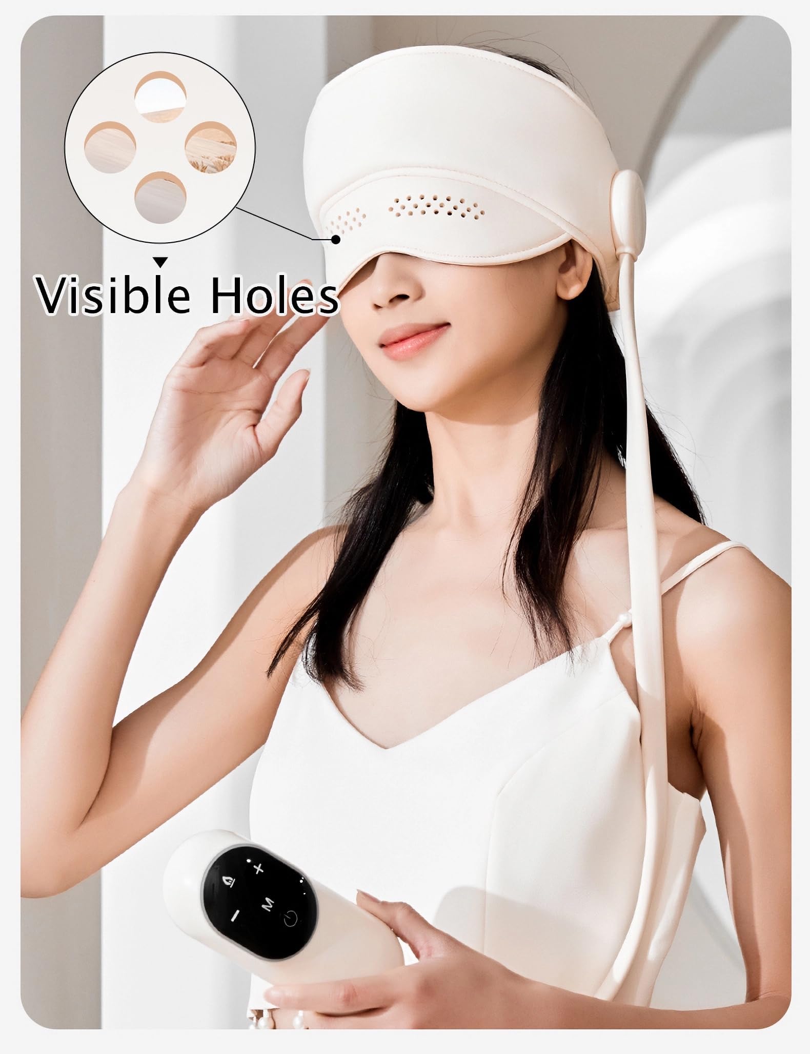 CYTJ head massager with 3000mAh battery and USB-C recharge indicator