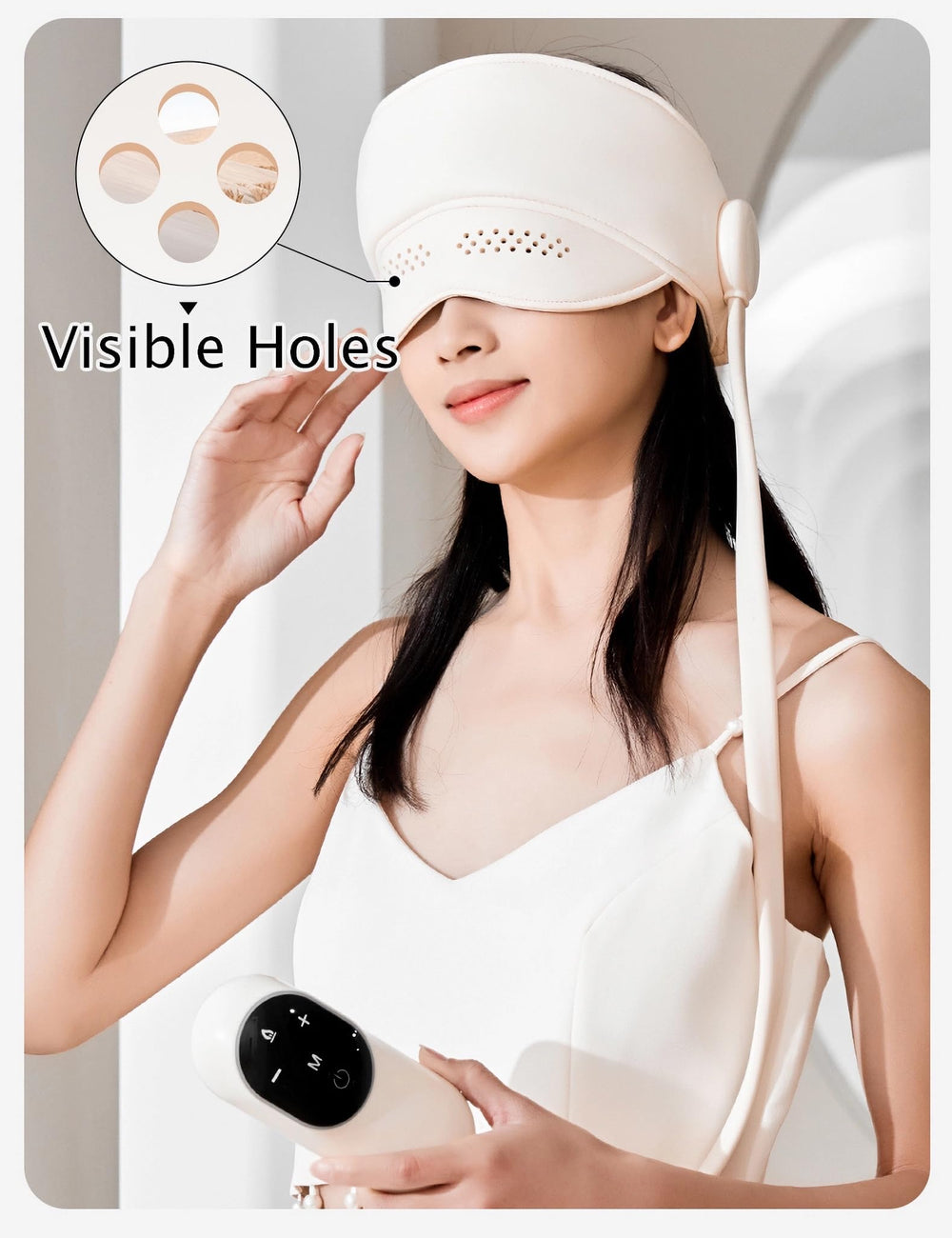 CYTJ head massager with 3000mAh battery and USB-C recharge indicator