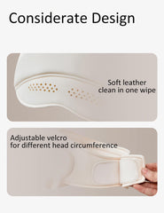 CYTJ head massager wearing a secure velcro fit on any head size
