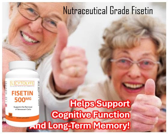 USA-made CYTOLYFE Fisetin supplement emphasizing safety and quality control