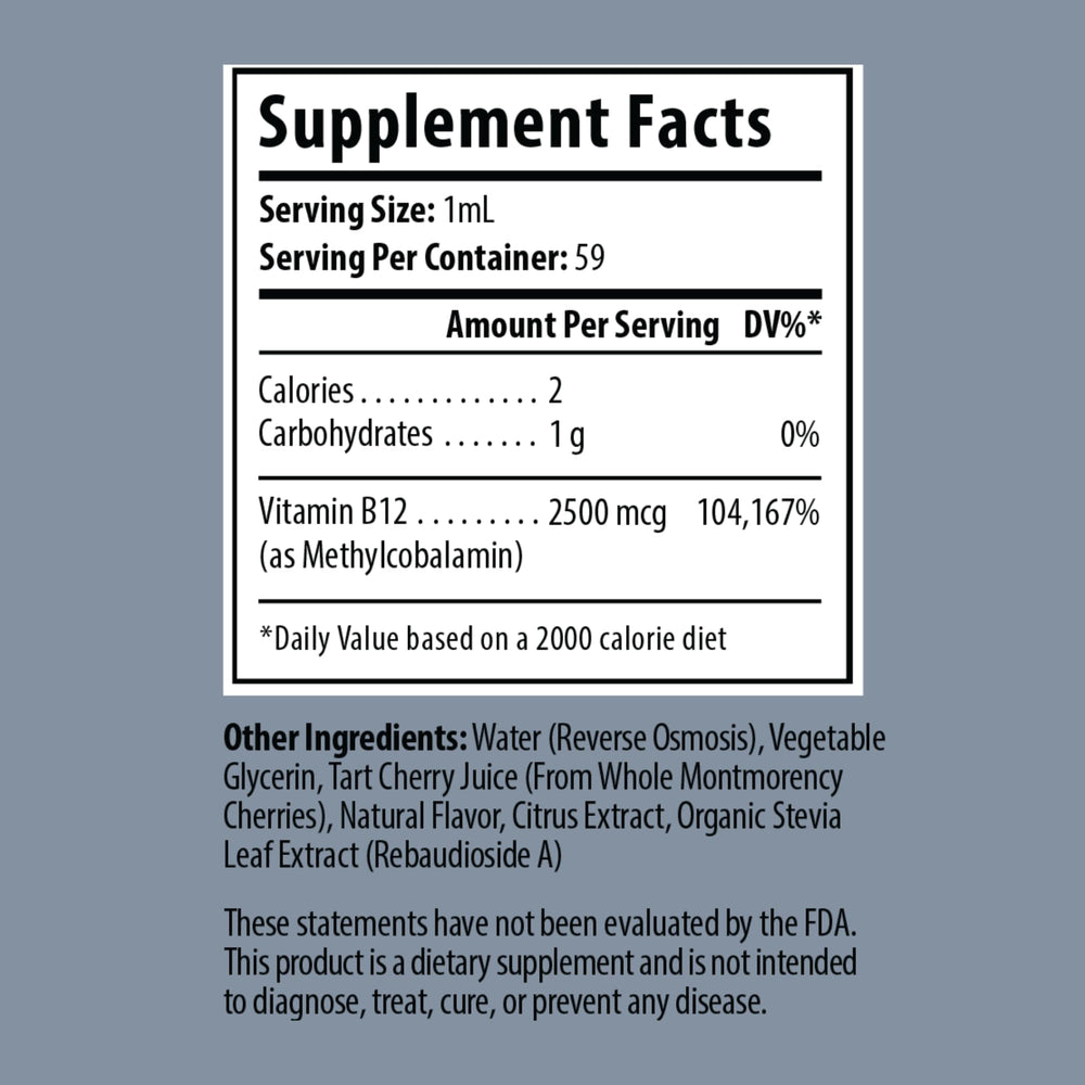 D R P liquid drops dropper demonstrates convenient sublingual use for fast absorption.