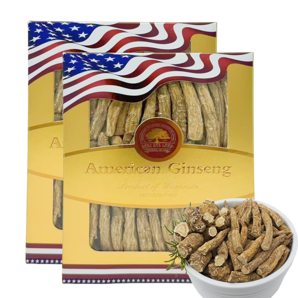 DABC OAK LAND American ginseng slices packaging shows farm-fresh quality for daily use
