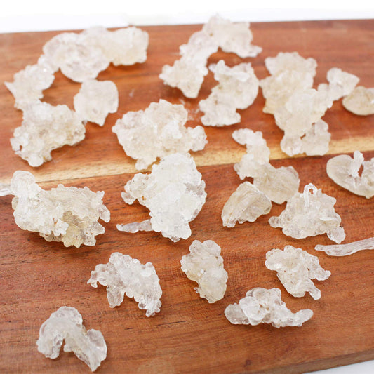 DABC OAK LAND crystallized tree sap nodules, wild-harvested for authentic flavor.