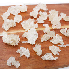 DABC OAK LAND crystallized tree sap nodules, wild-harvested for authentic flavor.
