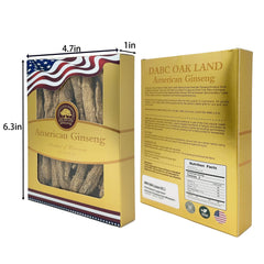 DABC OAK LAND energy and immunity benefits via ginseng slices.