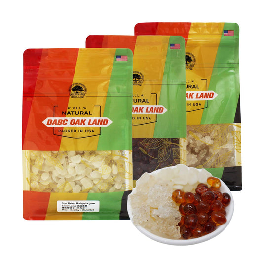 DABC OAK LAND Wild Peach Gum bag, natural beauty booster for skin vitality.