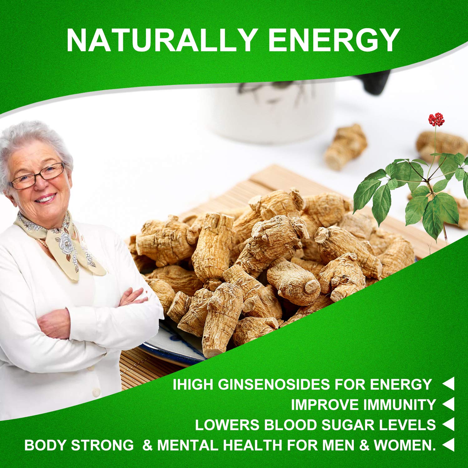 Four-box bundle of DABC OAK LAND Wisconsin ginseng slices