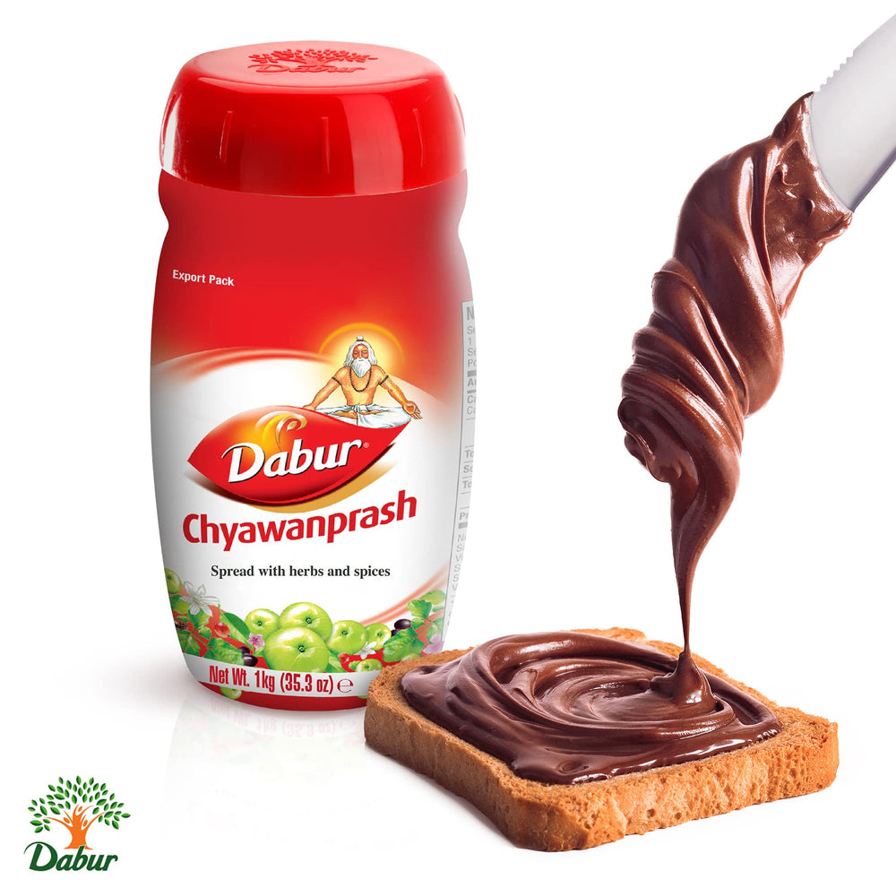 Dabur Chyawanprash Spread packaging box and triple-pack layout