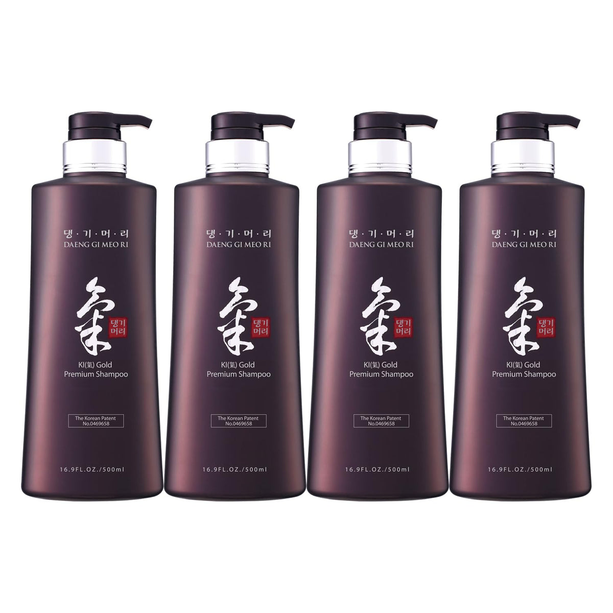 Daeng Gi Meo Ri Ki Gold Premium Shampoo bottle showcasing moisture-rich formula for dry hair