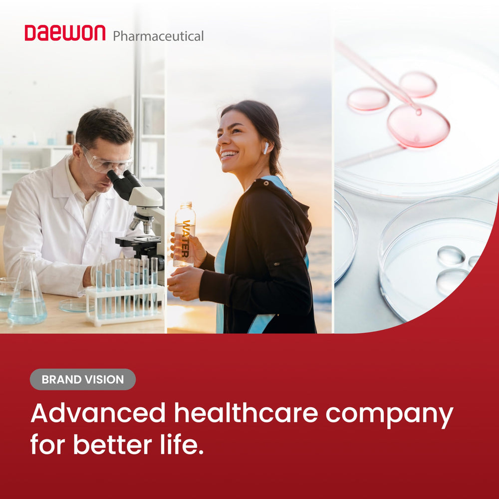 DAEWON HEALTH GOED vegan-certified badge underscores vegan integrity and product purity