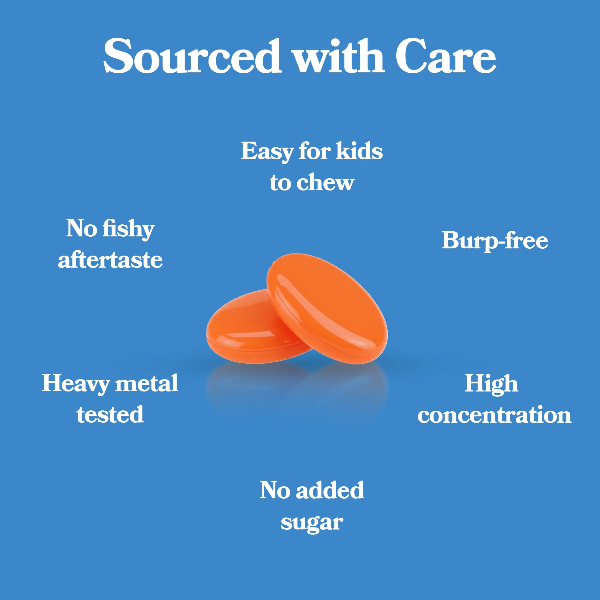 DAIKEN two-pack omega-3 gummy bottles for family use.