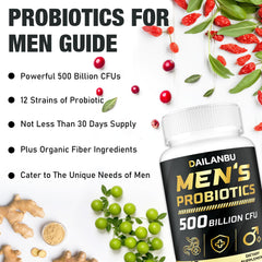 Dailanbu men’s probiotic benefits like digestive support and immune balance