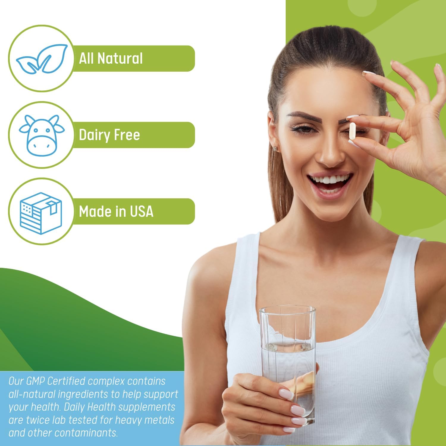 Daily Health Daily Probiotic 360 graphic digestive health visualization
