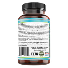 Daily Health Seatrition U.S. lab production badge signals quality.