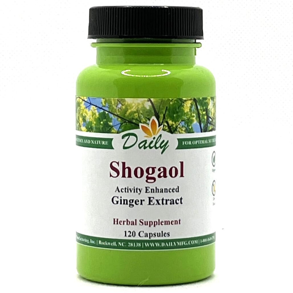 Daily Manufacturing 6-Shogaol bottle front for daily ginger routine.