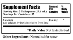 Daily's Lime Water pour demonstrates simple measurement for mineral mixing.