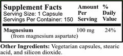 Daily Manufacturing Magnesium Aspartate capsules for daily mineral intake and general wellness