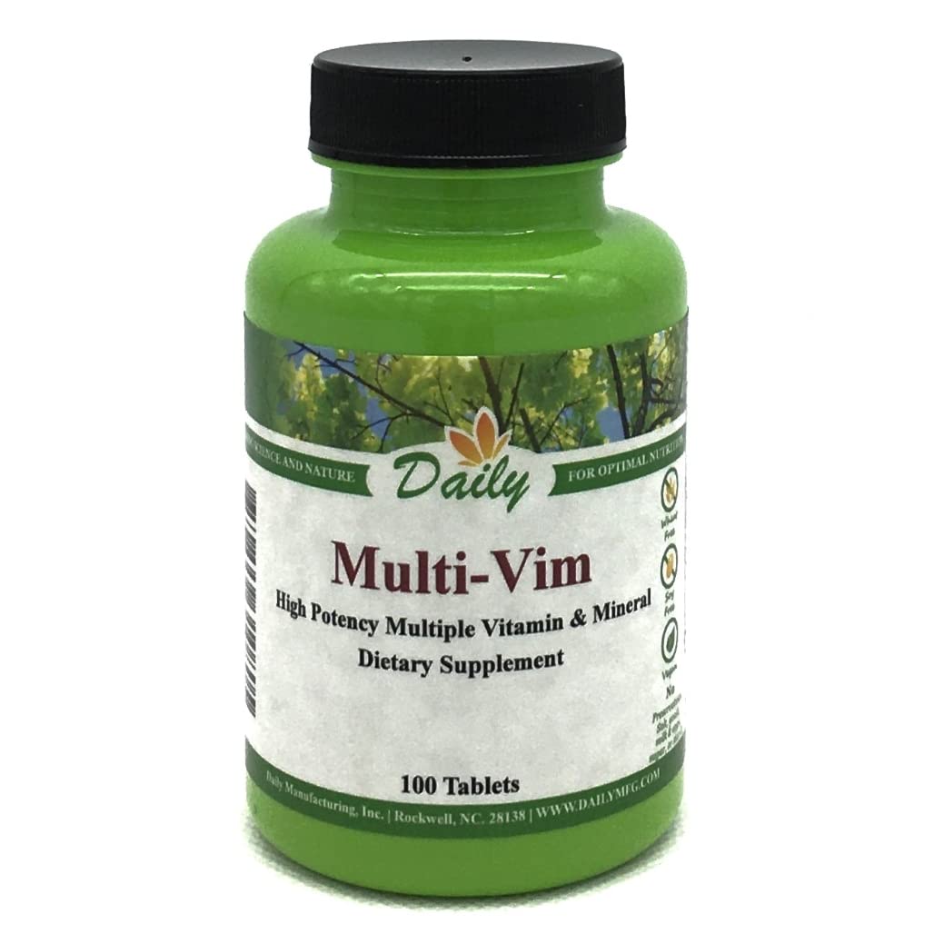 Daily Manufacturing Multi-Vim tablet-coated chlorophyll for easier swallowing and daily nutrition.