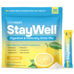 Daily Nouri StayWell gut health stick, convenient on-the-go digestion support.