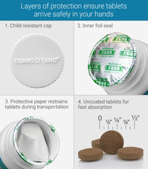 On-the-go fertility support with 200-tablet bottle in hand