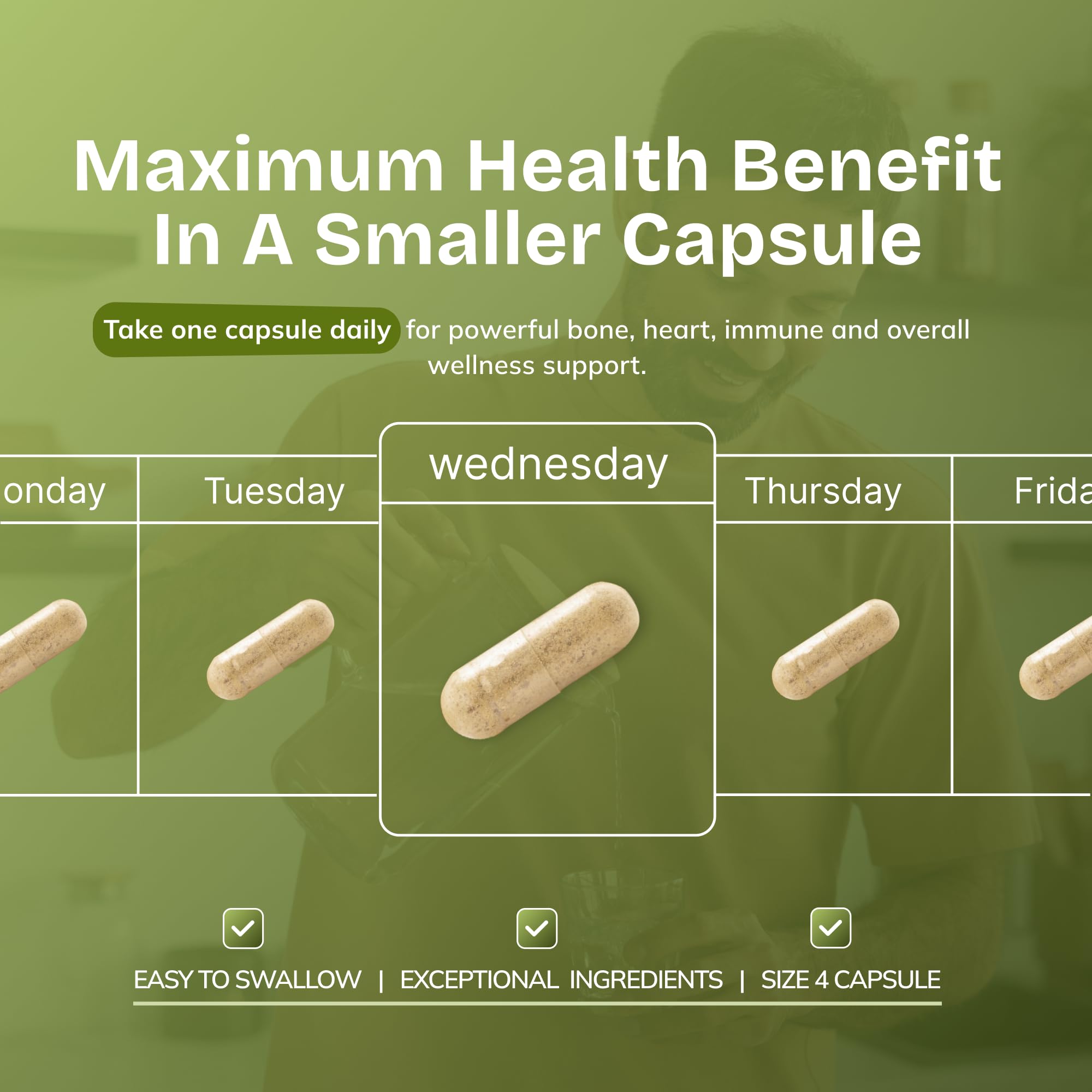 Daily Vites ADK10 health benefits icons emphasize overall wellness and vitality.