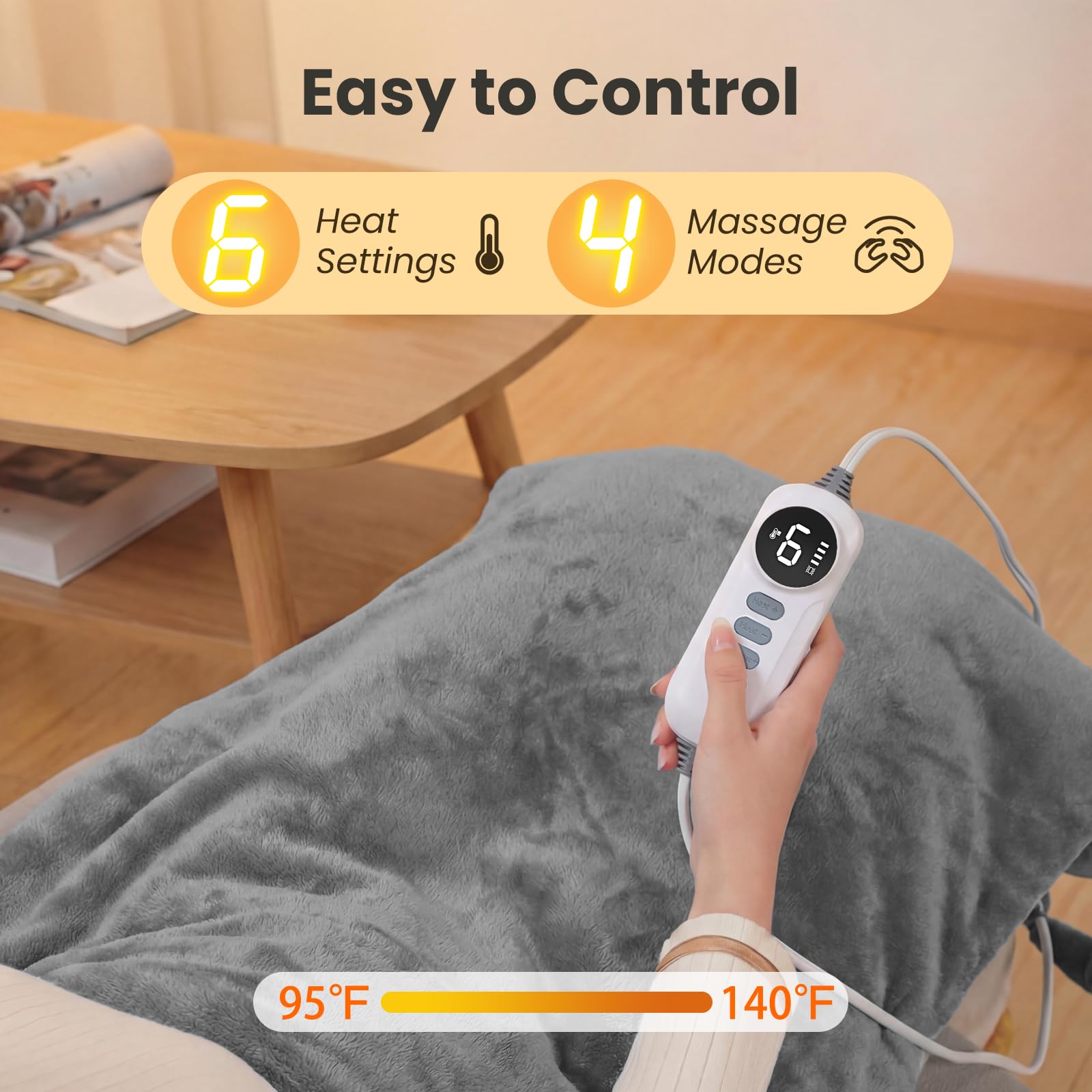 DAILYLIFE auto-off timer promotes safe, worry-free use.
