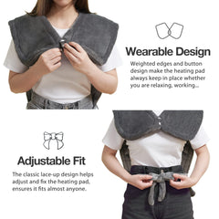 DAILYLIFE gray fabric blends with decor while soothing muscles.