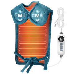 DAILYIFE heating pad worn on neck and shoulders for targeted warmth.