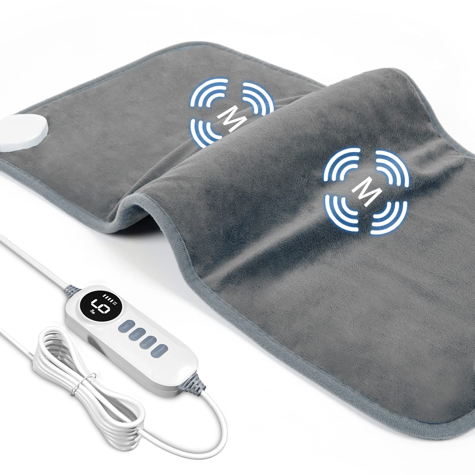 DAILYLIFF Massage Heating Pad appearance ideal for relaxing on couch.
