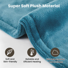 DAILYIFE soft flannel cover feels gentle on the skin.