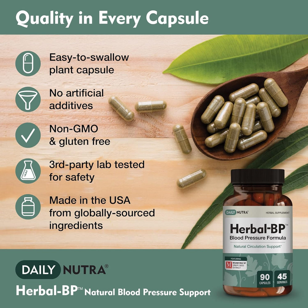 DailyNutra hawthorn olive leaf garlic blend ingredients for heart-friendly nutrition