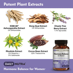 DailyNutra Hormone Balance dong quai extract capsule shows traditional botanical support