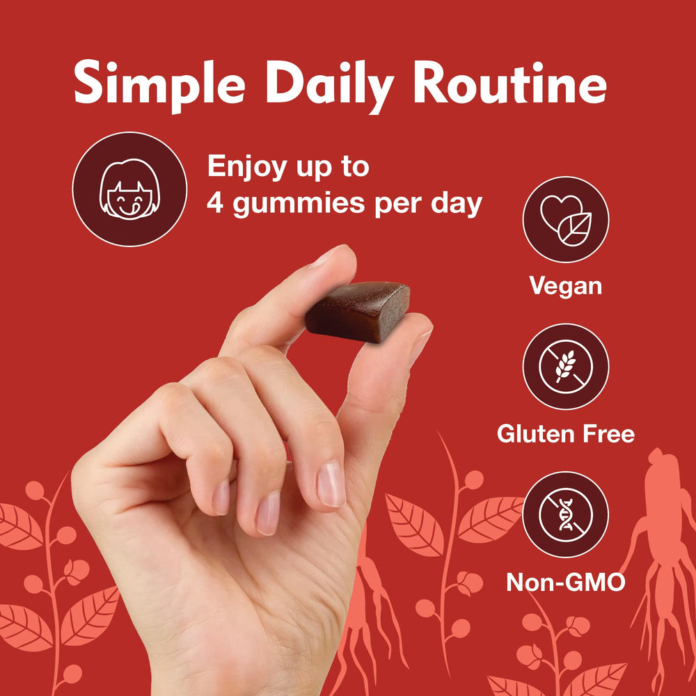 DailyNutra KSM-66 Ashwagandha Gummies nutrition facts highlight plant-based extract.