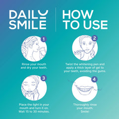 DailySmile treatment progress—up to 3 shades per session and 12 overall.