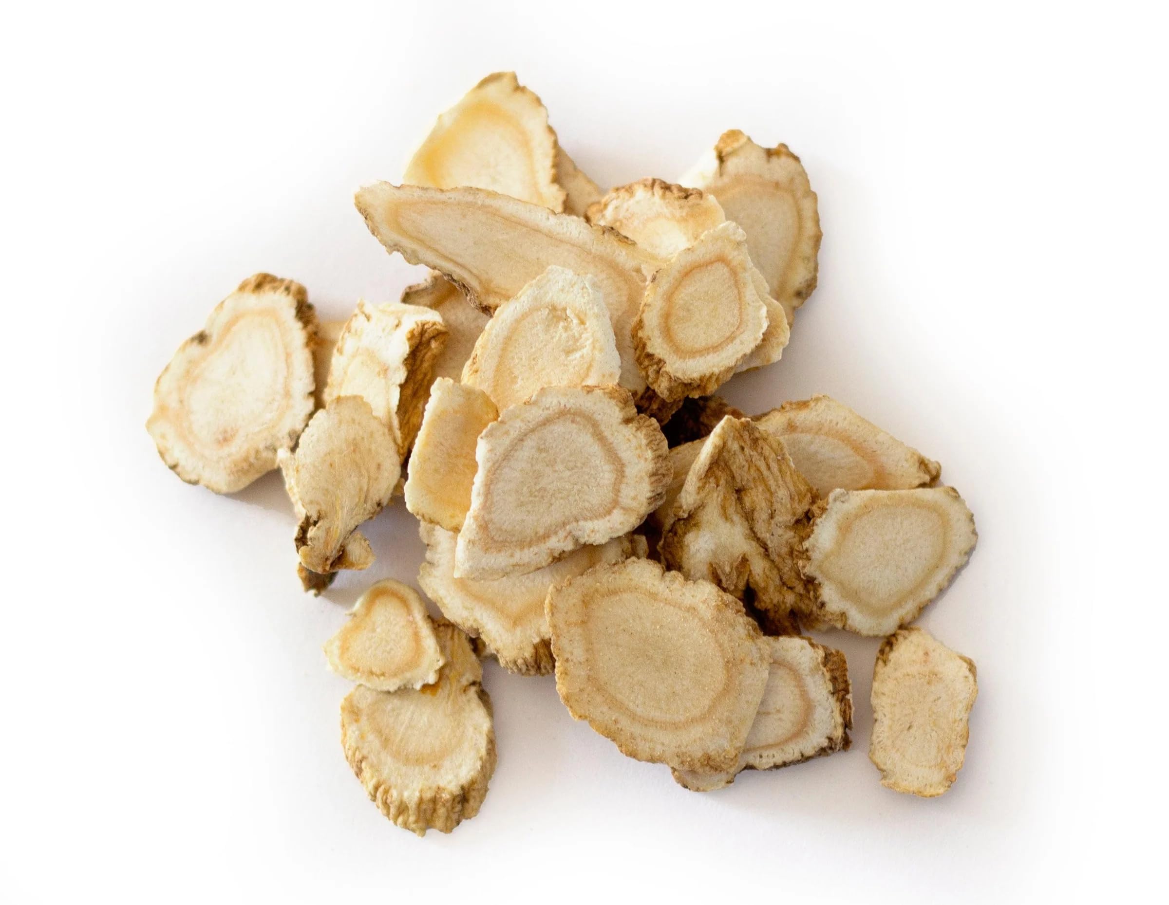 Dairyland American Ginseng Slices packaging label shows Wisconsin-grown, non-GMO purity.