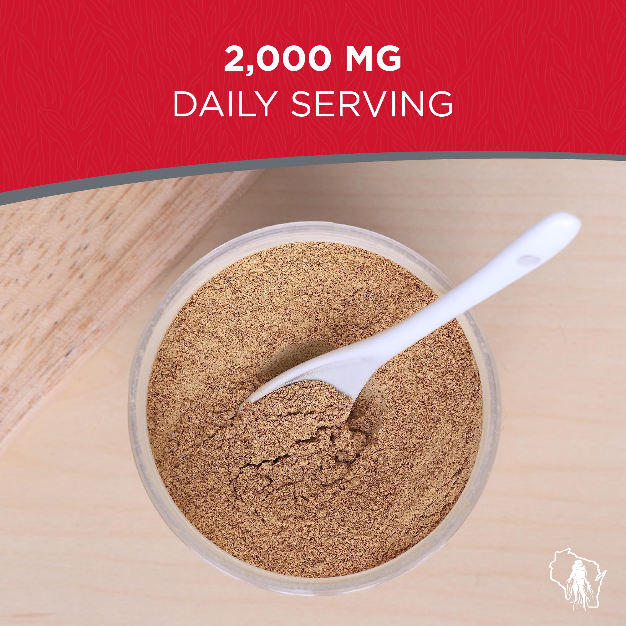 Dairyland Red Panax ginseng powder being stirred into a coffee for a smooth blend.