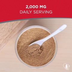 Dairyland Red Panax Ginseng Powder in coffee demonstrates smooth energy addition.