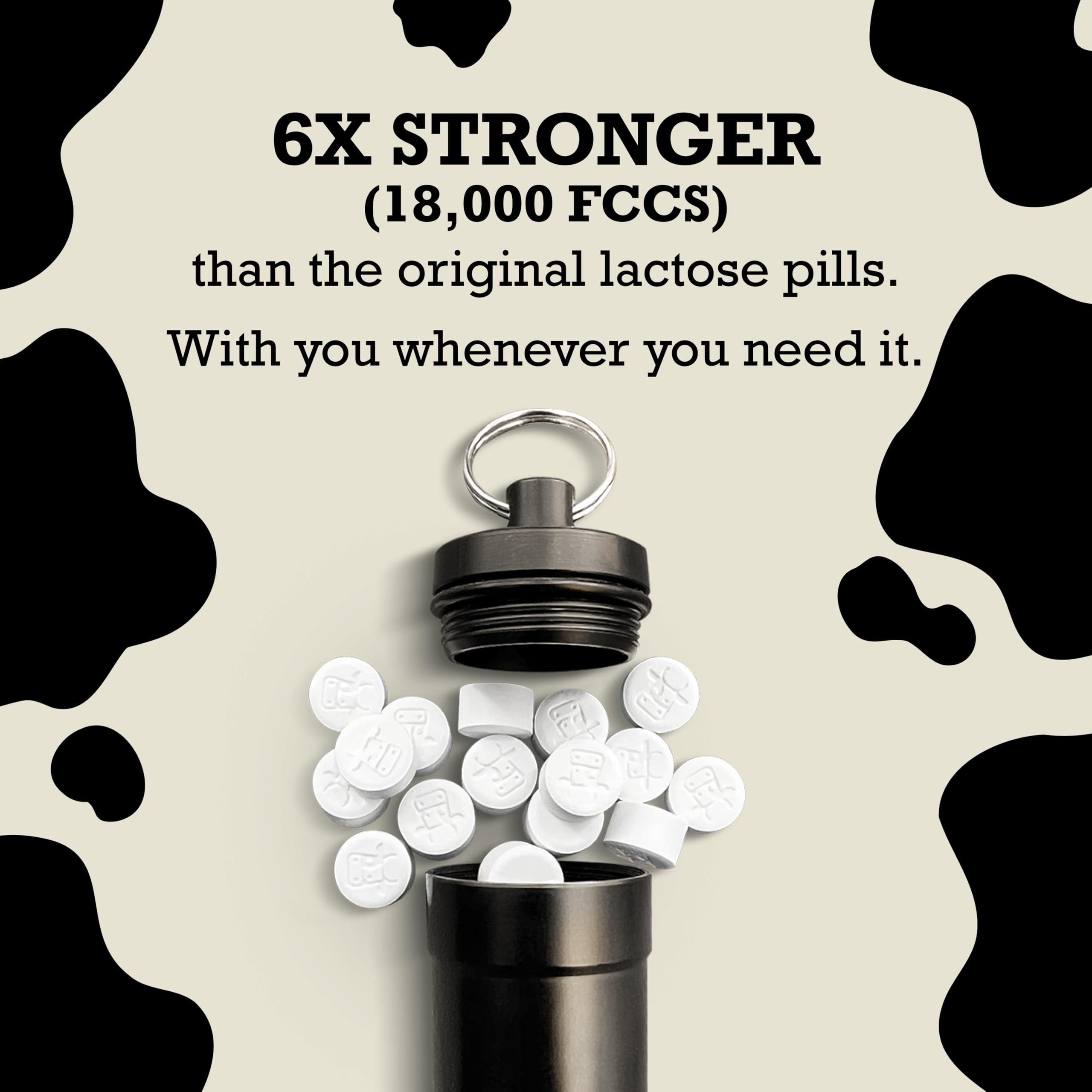 DairyPill Key Pod Max case shown, travel-friendly storage for pills.
