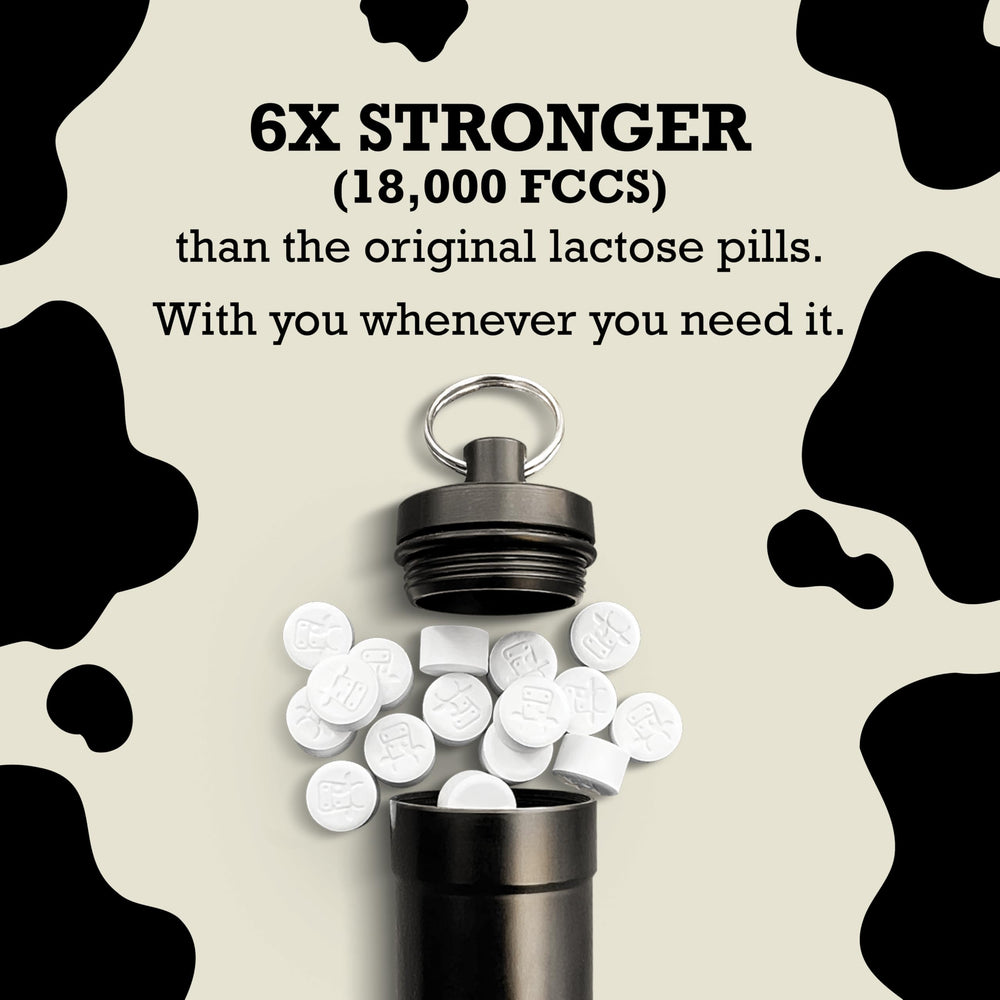 DairyPill Key Pod Max case shown, travel-friendly storage for pills.