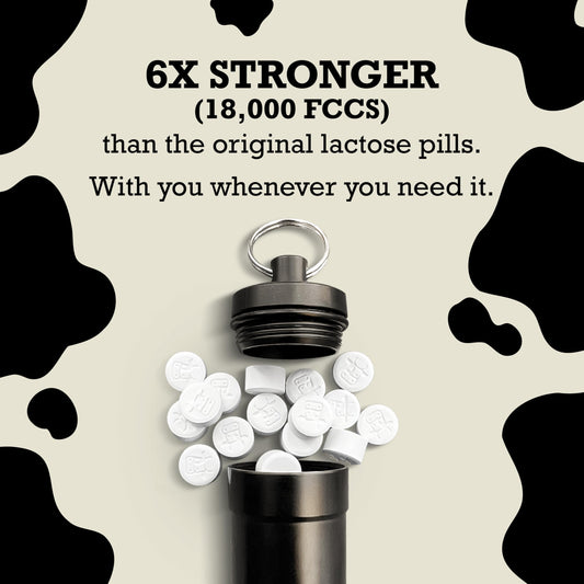DairyPill Key Pod Max case shown, travel-friendly storage for pills.