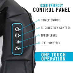 Car adapter included for on-the-go relief during commutes.