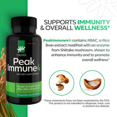 Daiwa PeakImmune4 capsules ready to swallow for everyday resilience