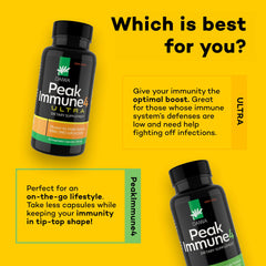 Daiwa PeakImmune4 packaging close-up shows branding and usage tips.