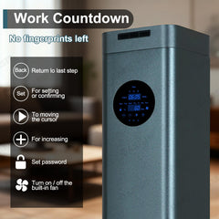 DAKISTF diffuser 1500ml reservoir enables weeks between refills