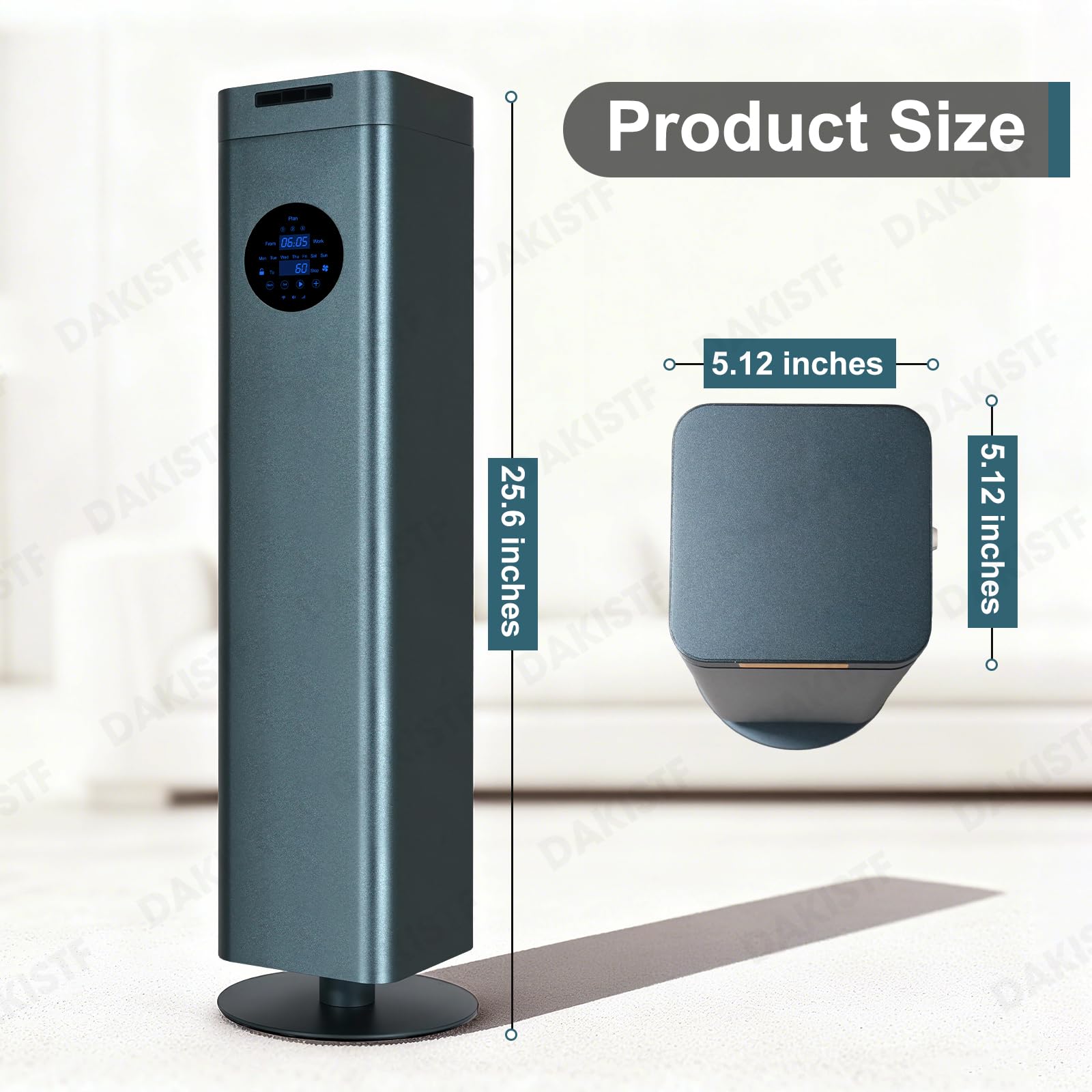 DAKISTF diffuser anti-fingerprint touch panel for quick control