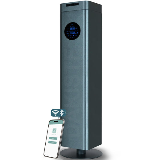 DAKISTF diffuser front view with WiFi control for easy setup
